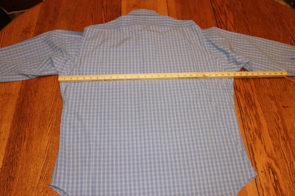 Polo Ralph Lauren Shirt Mens 17.5 XL Plaid Long Sleeve Button Down Classic Fit